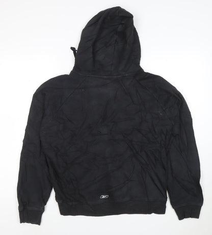 Reebok Men’s Black 2XL Pullover Hoodie Sports Fleece