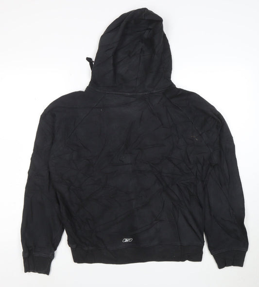 Reebok Men’s Black 2XL Pullover Hoodie Sports Fleece