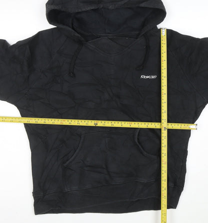 Reebok Men’s Black 2XL Pullover Hoodie Sports Fleece