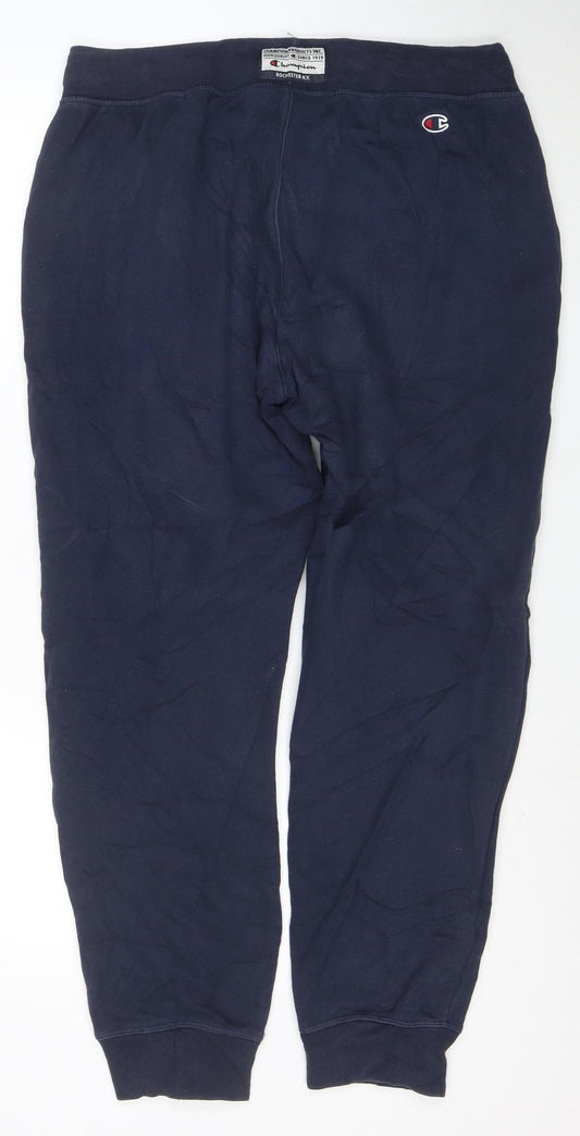 Champion Men's Blue XL Organic Cotton Jogger Sweatpants Trousers