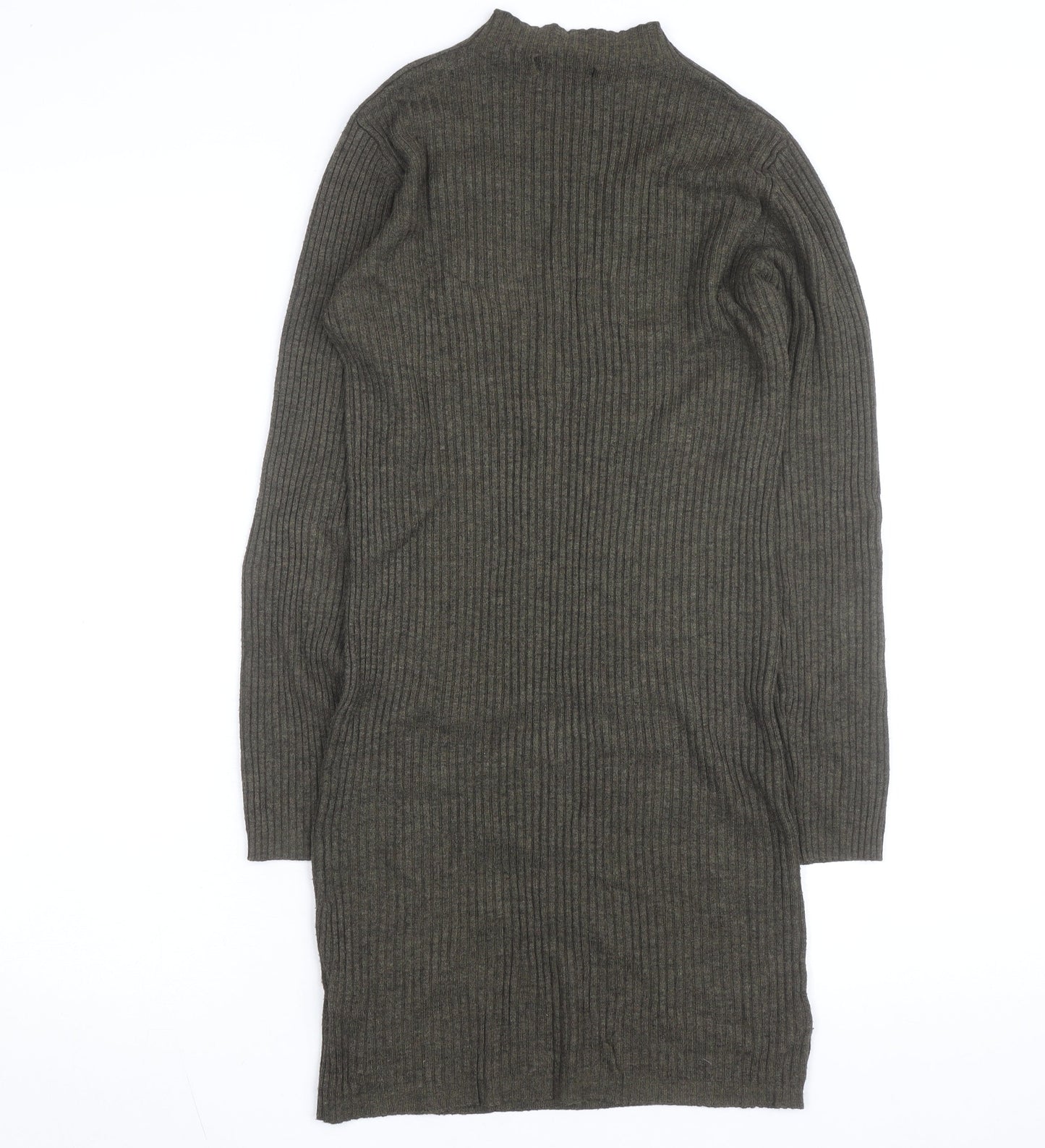Atmosphere Women’s Green Ribbed Knit Bodycon Dress Size 10