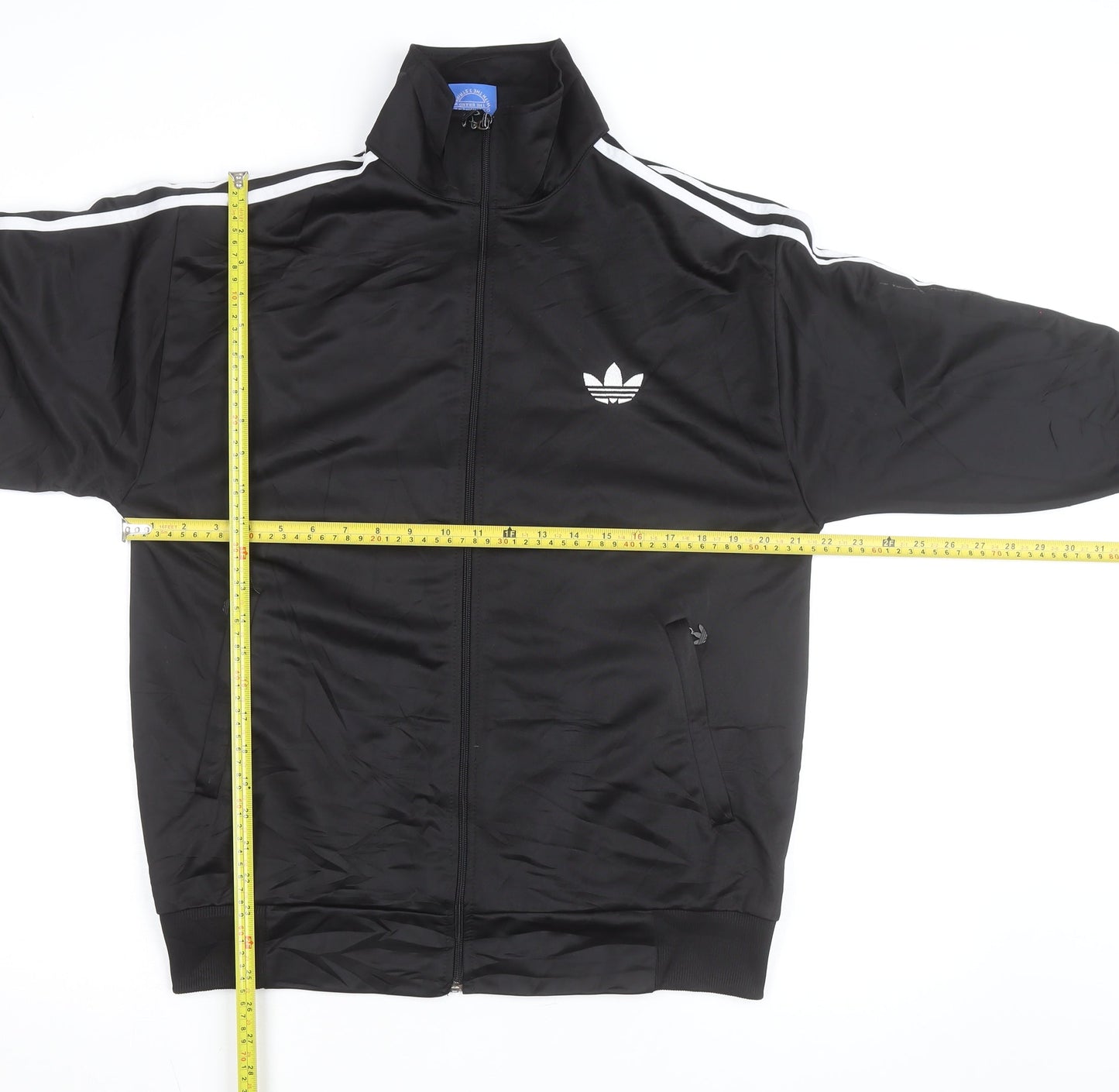 Adidas Men's Black XL Track Jacket Windbreaker Full Zip