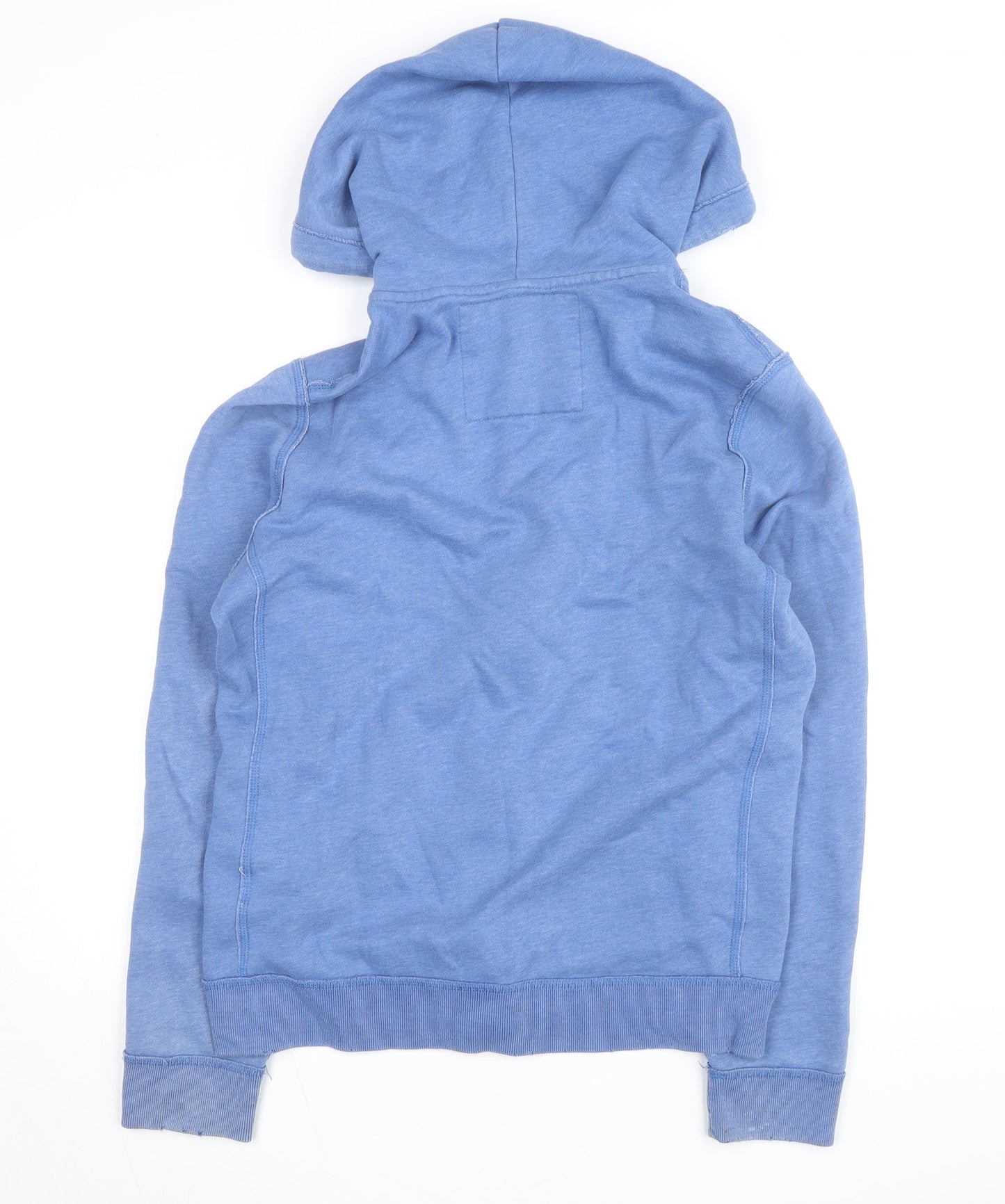 Abercrombie & Fitch Men's Blue Full Zip Hoodie M Athletic Fit