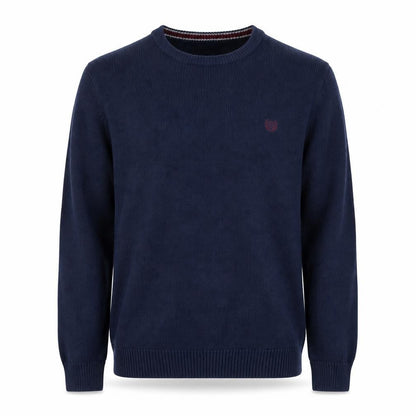 Chaps Men's Blue Cotton Crew Neck Pullover Jumper M