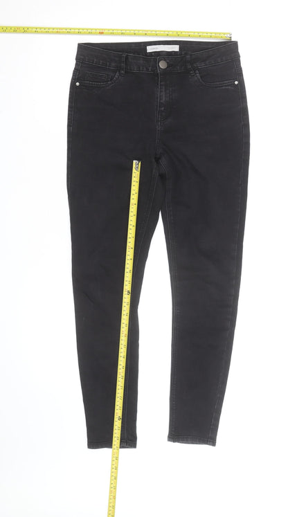 George Women's Black Skinny Jeggings Size 12 Stretch Denim
