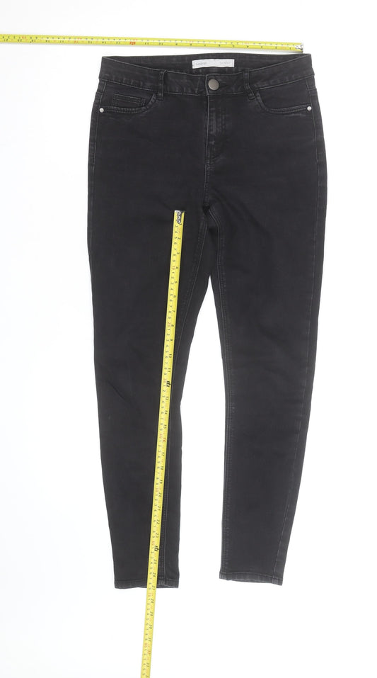 George Women's Black Skinny Jeggings Size 12 Stretch Denim