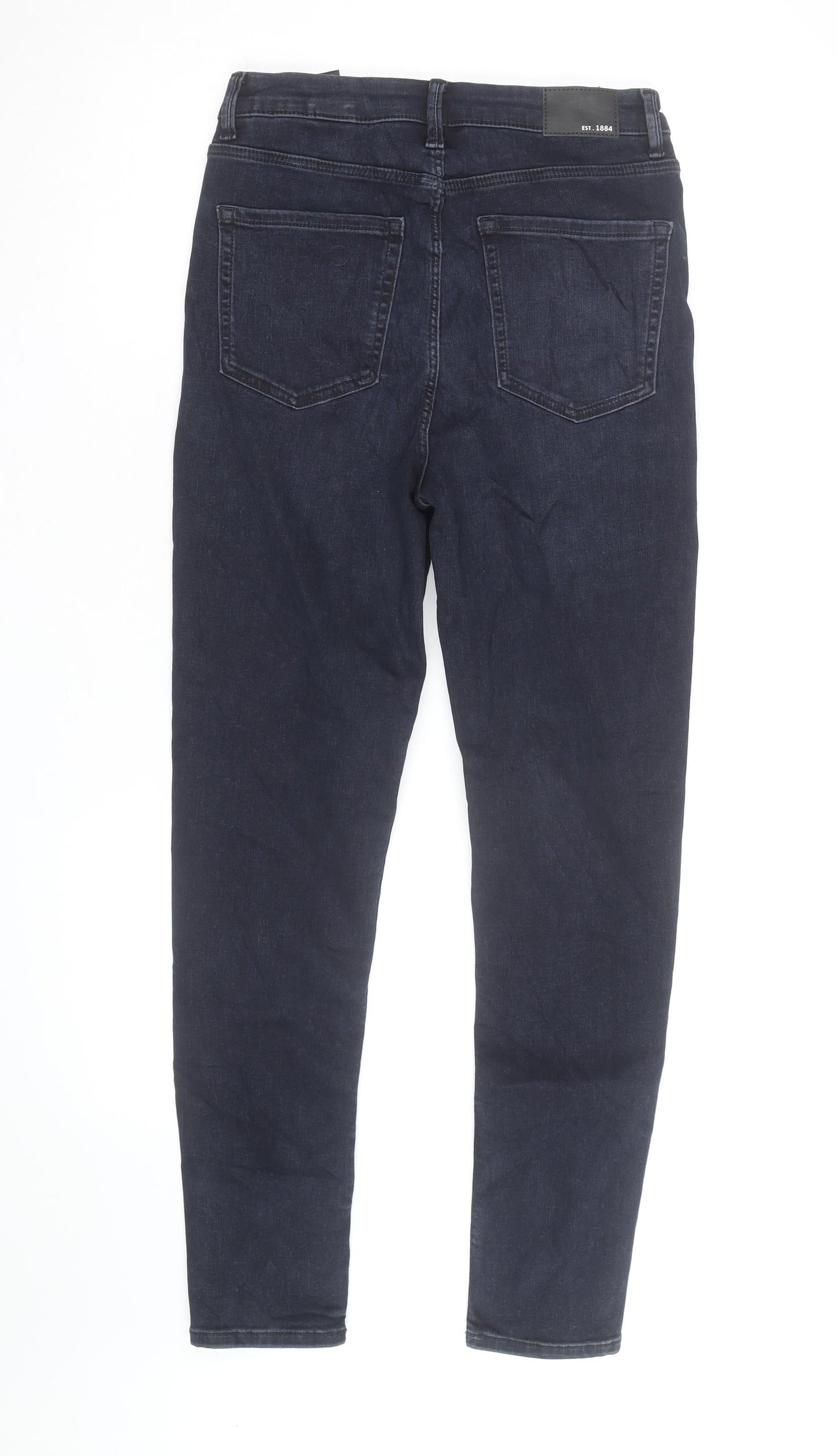 Marks and Spencer Women Blue Size 10 Skinny Stretch Jeans