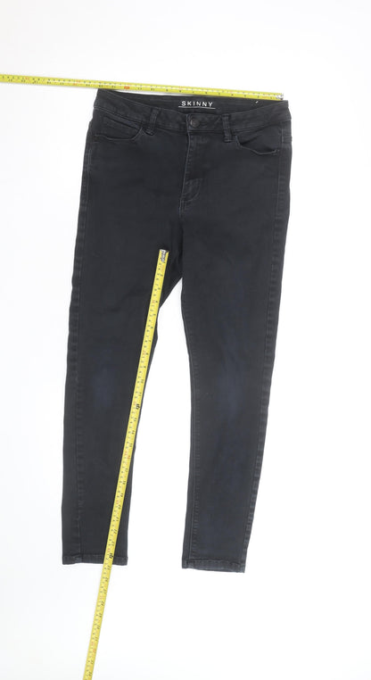 Marks and Spencer Women's Black Skinny Jeans Size 12 Regular