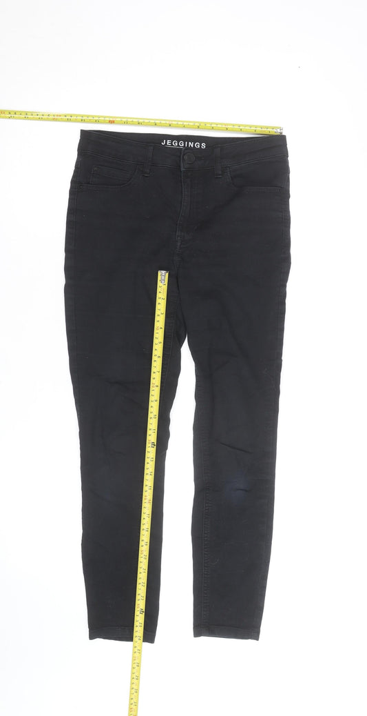 Marks and Spencer Women's Black Size 10 Jegging Trousers Denim Stretch