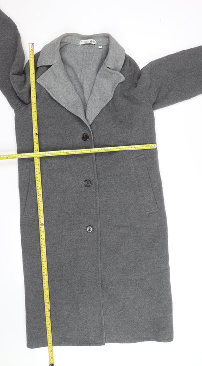 JW Anderson x Uniqlo Men's Grey Wool Overcoat XS