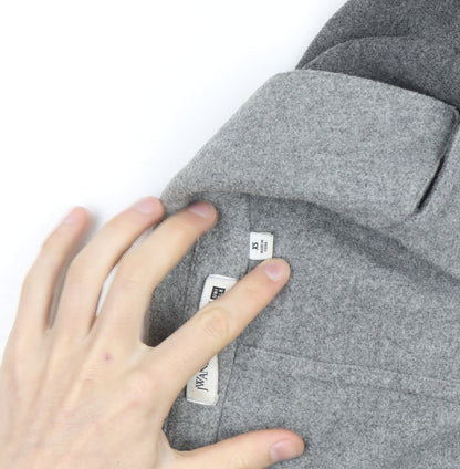 JW Anderson x Uniqlo Men's Grey Wool Overcoat XS