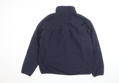 Berghaus Men Blue Fleece L 1/2 Zip Outdoor Hiking Jacket