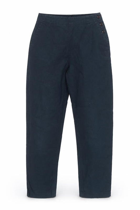 Monsoon Womens Blue Chino Trousers Size 8 Straight Leg