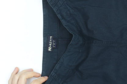 Monsoon Womens Blue Chino Trousers Size 8 Straight Leg