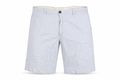 EASY Men’s Blue Striped Chino Shorts Size M 30in Casual Summer Style