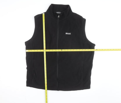 Regatta Men's Black XXL Fleece Bodywarmer Zip Up Vest