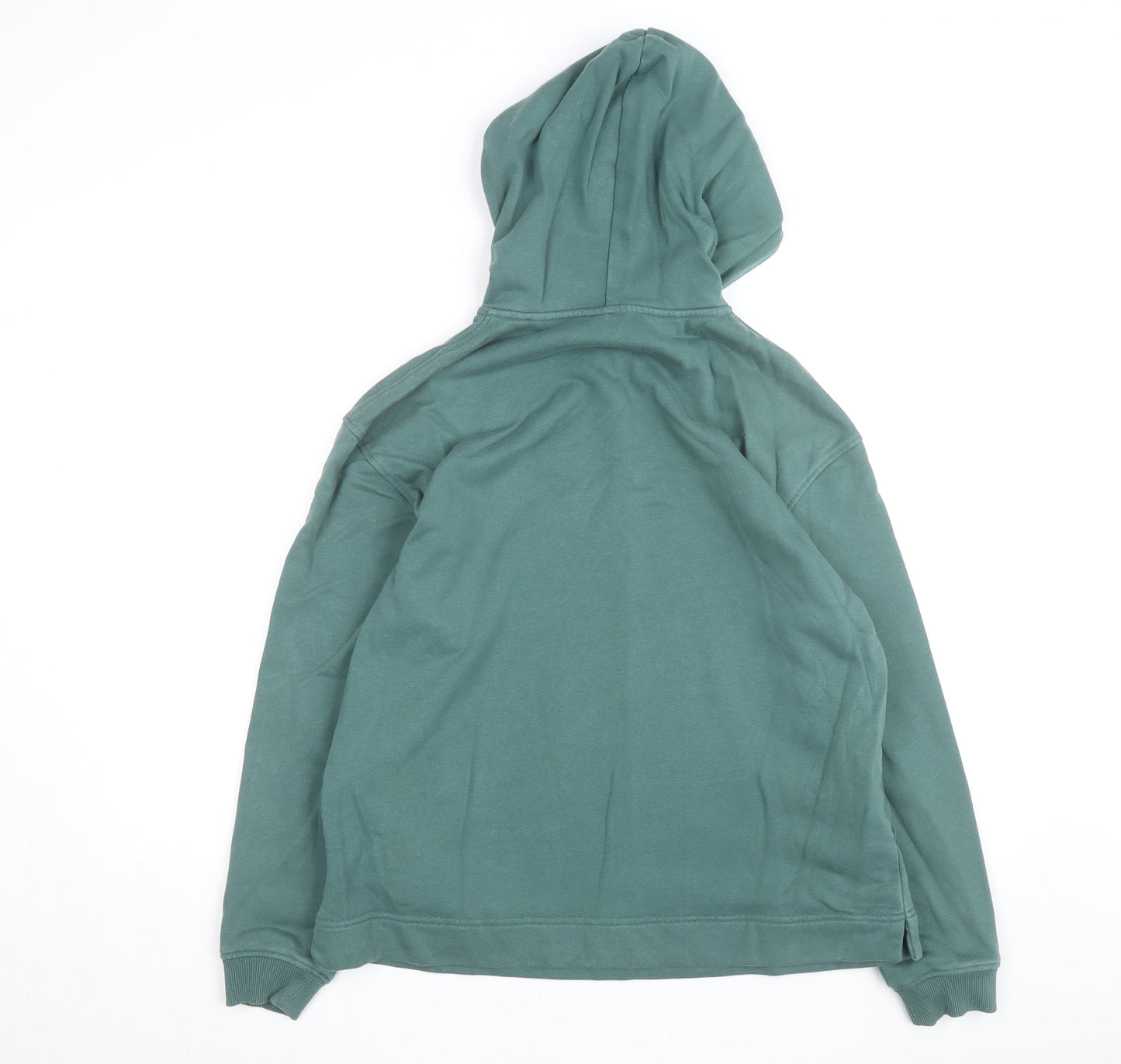 Sweaty Betty Unisex Green S Pullover Hoodie Cotton Blend