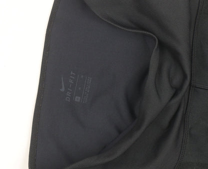 Nike Women's Black Dri-FIT Leggings M Slim Fit Sportswear