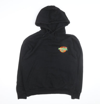 Space Jam Men's Black Pullover Hoodie M Bugs Bunny Graphic Fleece