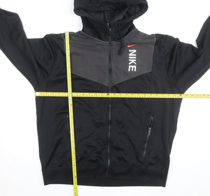 Nike Men's Black Full Zip Sports Hoodie Size L