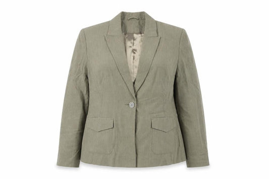 Front view of Principles Women Brown, size 14, Single-Breasted Blazer Jacket
