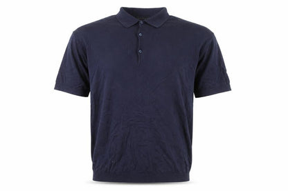 Chester Barrie Men’s Blue Cotton Polo Shirt Size L