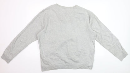 Lacoste Men's Grey XL Crew Neck Sailing Graphic Sweatshirt