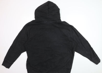 Adidas Men's Black 2XL Pullover Hoodie Cotton Fleece Sweatshirt
