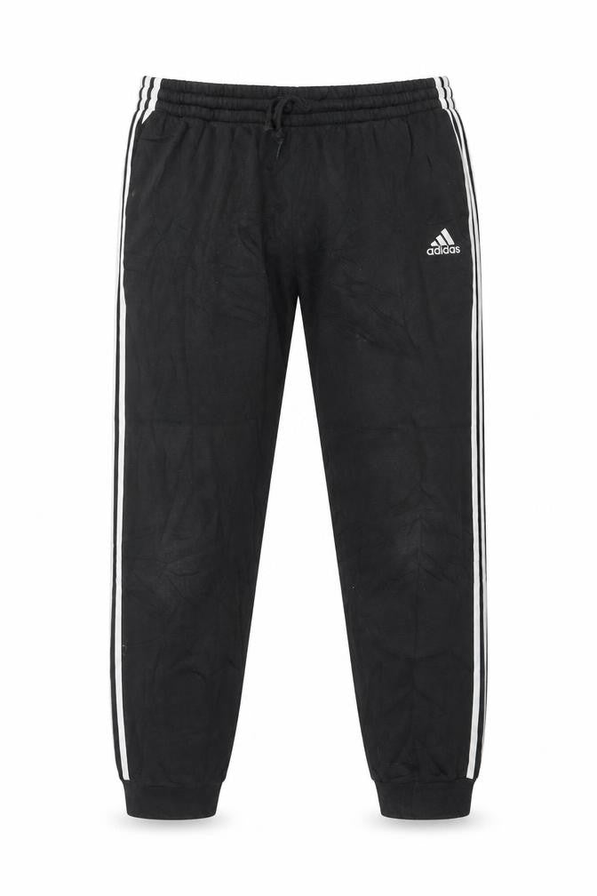Adidas Mens Black XL Jogger Trousers Elastic Waist Activewear