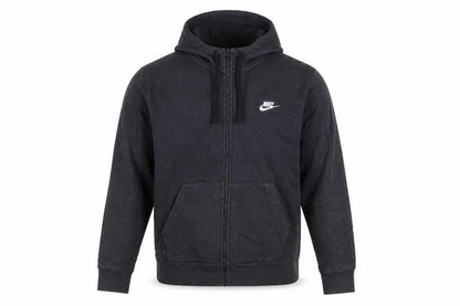 Nike Men’s Black Full Zip Hoodie Size M Regular Fleece Sportswear