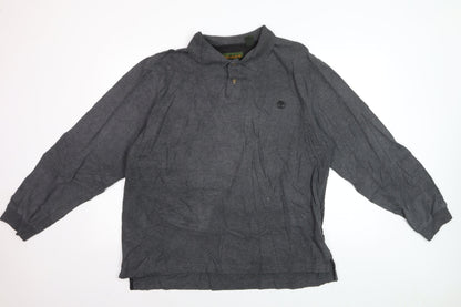 Timberland Men's Grey Cotton Long Sleeve Collared Shirt XL