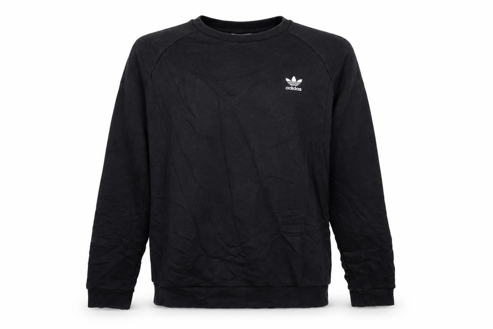 Adidas Men's Black Crew Neck Pullover Sweatshirt Size M