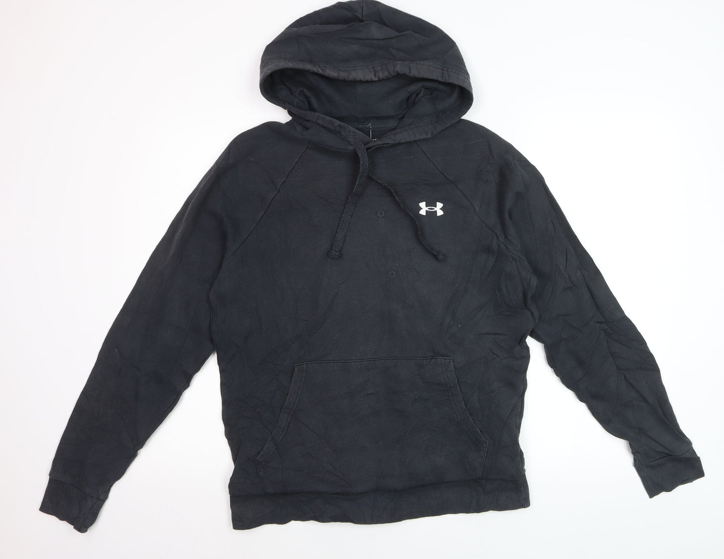Under Armour Men's Black Pullover Hoodie Size S Fleece Sportswear