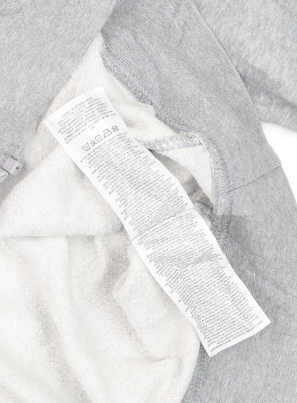 Nike Men's Grey Full Zip Hoodie XL Fleece Lined Sweatshirt