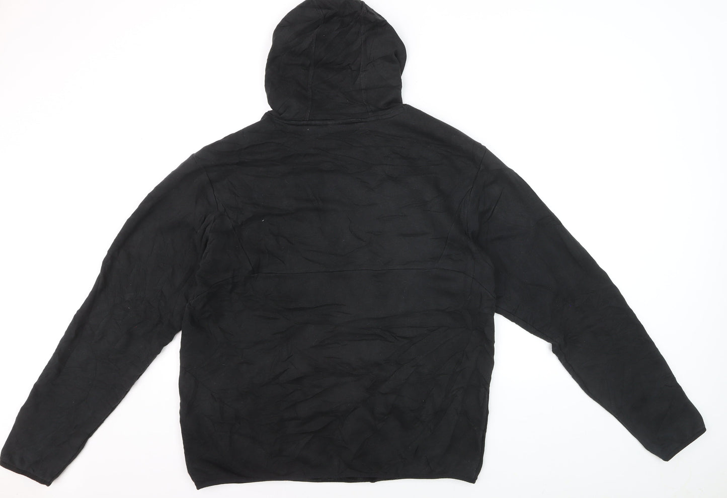 Puma Men's Black Pullover Hoodie L Sports Graphic Fleece