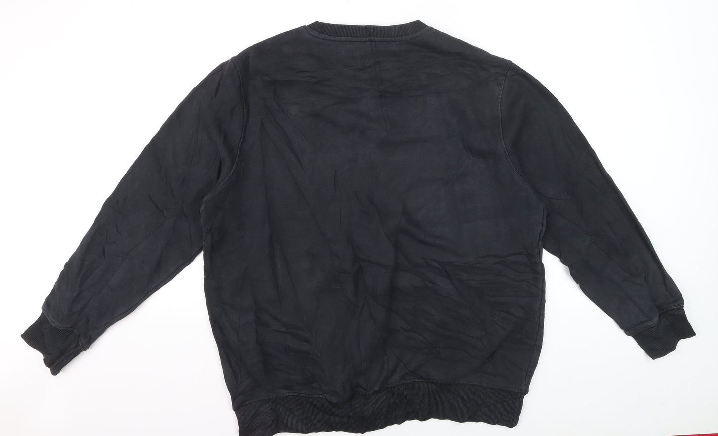 Reebok Men’s Black XL Pullover Sweatshirt Crew Neck Fleece