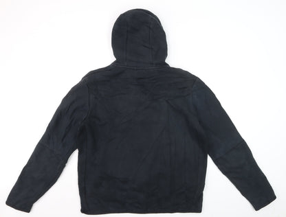 Nike Men's Black Full Zip Hoodie L Lightweight Sportswear