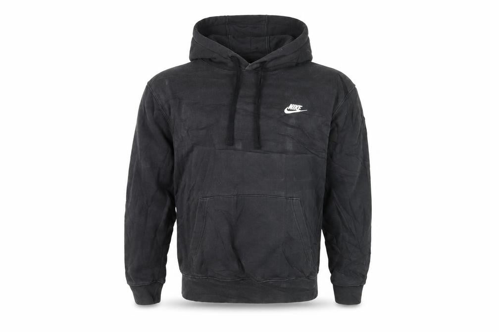 Nike Men’s Black Pullover Hoodie L Regular Fit Fleece Sportswear