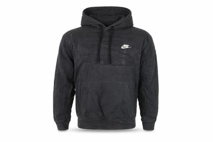Nike Men’s Black Pullover Hoodie L Regular Fit Fleece Sportswear