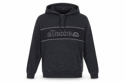Ellesse Men's Black L Pullover Hoodie with Logo Design