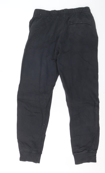 Nike Men's Black Fleece Jogger Trousers Size M Regular Fit