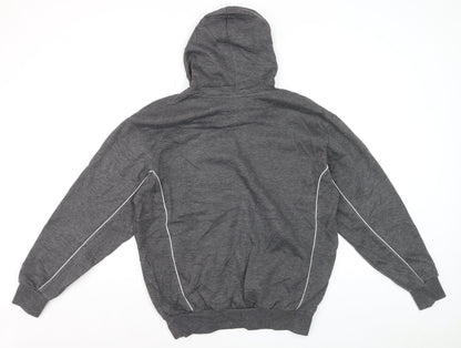 Umbro Men's Grey Pullover Hoodie Size M Sportswear