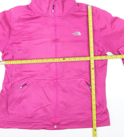 The North Face Women's Pink Full Zip Fleece Jacket XL