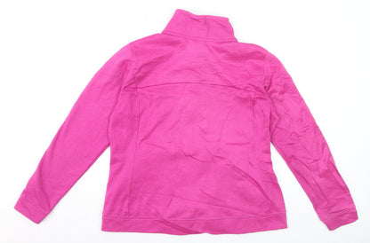 The North Face Women's Pink Full Zip Fleece Jacket XL