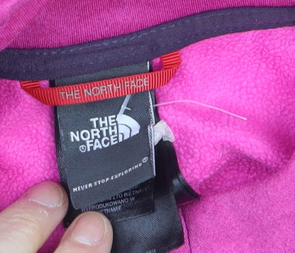 The North Face Women's Pink Full Zip Fleece Jacket XL