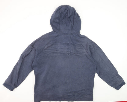 Nike Men's Blue Full Zip Hoodie XL Hooded Sweatshirt