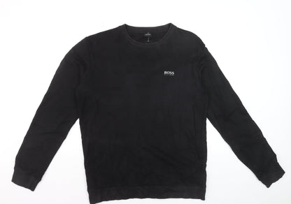Hugo Boss Men's Black XL Pullover Sweatshirt Crew Neck