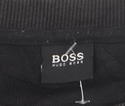 Hugo Boss Men's Black XL Pullover Sweatshirt Crew Neck