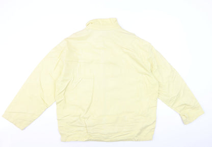 Ralph Lauren Men's Yellow Cotton Bomber Jacket L