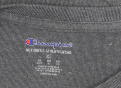 Champion Men's Grey XL Authentic Athletic T-Shirt